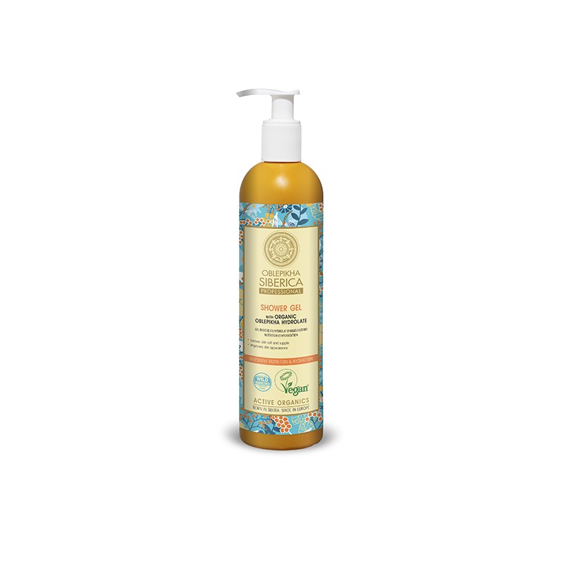 GEL DE DUCHA CON HIDROLATO DE ESPINO AMARILLO ORGÁNICO, NUTRICIÓN E HIDRATACIÓN