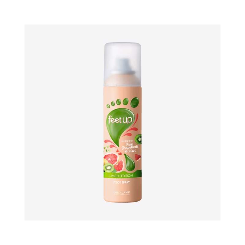 Spray Refrescante Antitranspirante para Pies con Pomelo Rosa y Kiwi Feet Up