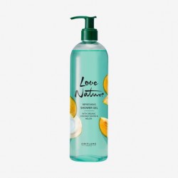 Gel de Ducha Refrescante con Agua de Coco y Melón Orgánicos Love Nature