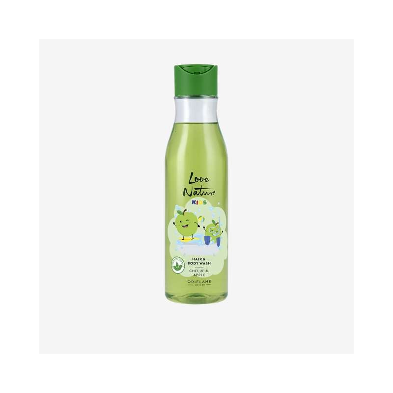 Jabón para Cuerpo y Cabello con Manzana Love Nature Kids