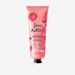 Crema de Manos Refrescante con Pomelo Rosa Orgánico Love Nature