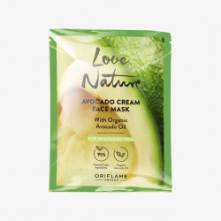 Mascarilla Facial en Crema con Aceite de Aguacate Orgánico Love Nature