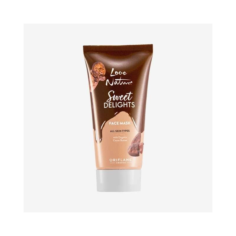 Mascarilla Facial con Manteca de Cacao Orgánica Sweet Delights Love Nature