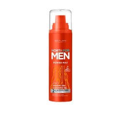 NORTH FOR MEN Gel de Afeitado y Limpieza 2 en 1 PowerMax North For Men