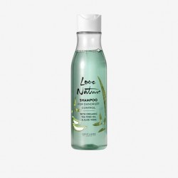 Champú Anti-Caspa con Aceite de Árbol de Té y Aloe Vera Orgánicos Love Nature