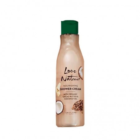 Crema de Ducha Nutritiva con Manteca de Cacao y Aceite de Coco Orgánicos Love