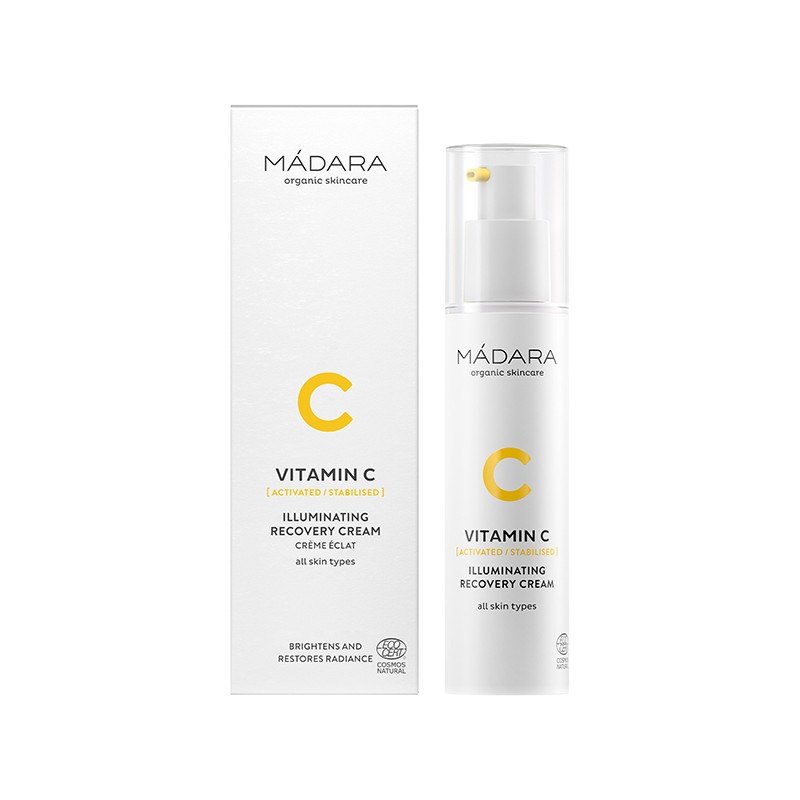 CREMA ILUMINADORA DE RECUPERACIÓN CON VITAMINA C, 50 ml